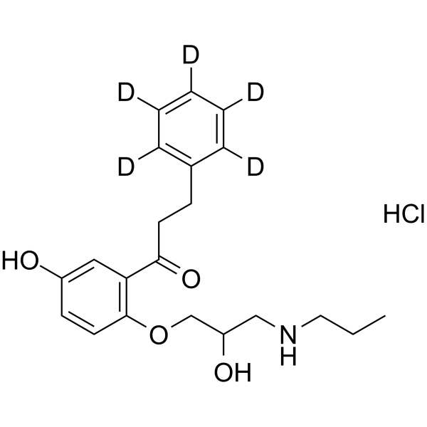 5-Hydroxy Propafenone-d5-1 hydrochloride