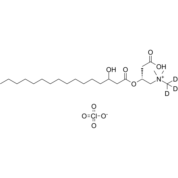 L-Carnitine(mono)-O-3-dl-hydroxypalmitoyl-d3 perchlorate