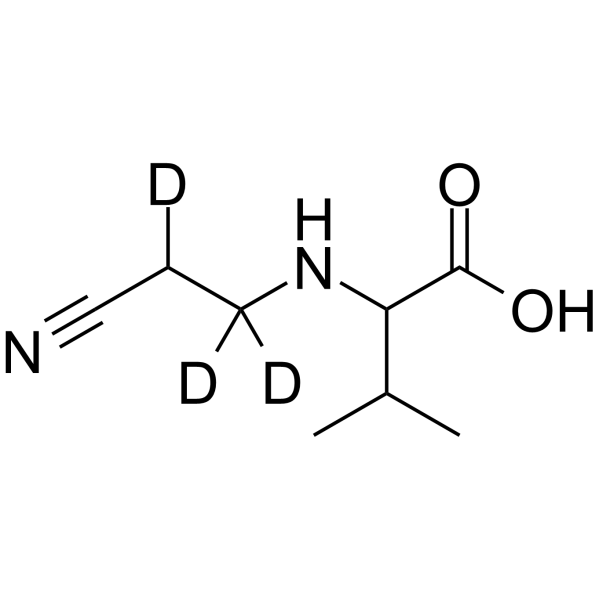 N-(2-Cyanoethyl)-DL-valine-d3