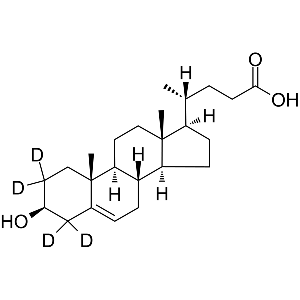 3b-Hydroxy-5-cholenoic acid-d4