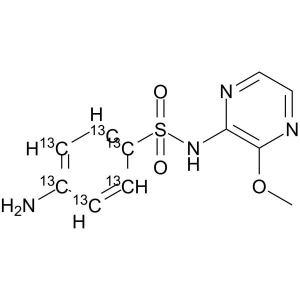 Sulfalene-13C6(Synonyms: Sulfametopyrazine-13C6;  AS-18908-13C6)