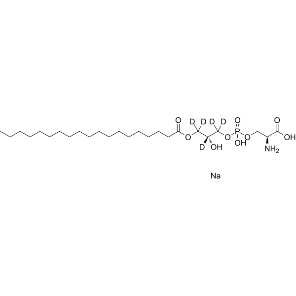 1-Nonadecanoyl-2-hydroxy-sn-glycero-3-phospho-L-serine-d5 sodium