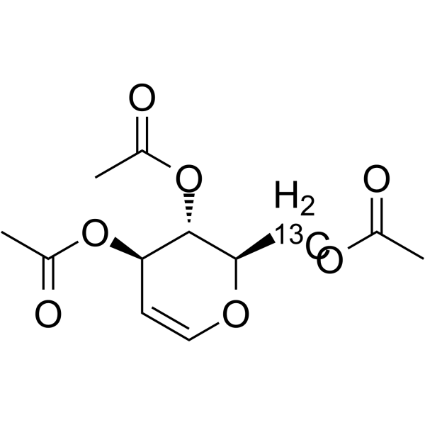 3,4,6-Tri-O-acetyl-D-glucal-13C-2