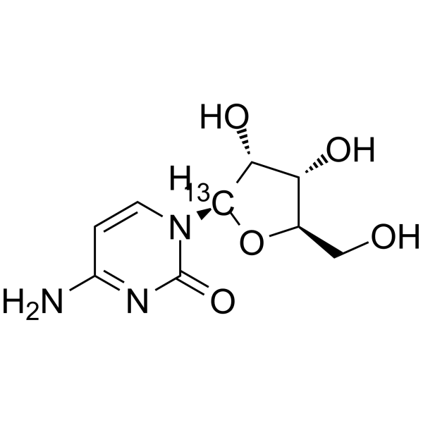 Cytidine-13C(Synonyms: Cytosine β-D-riboside-13C;  Cytosine-1-β-D-ribofuranoside-13C)