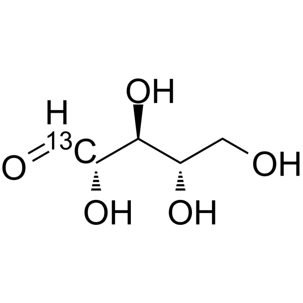 L-Ribose-13C(Synonyms: L-核糖 13C)
