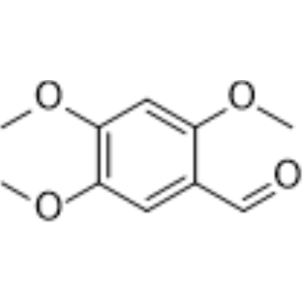 Asaraldehyde                                          (Synonyms: 细辛醛; Asaronaldehyde;  Asaraldehyde;  2,4,5-trimethoxy-Benzaldehyde)