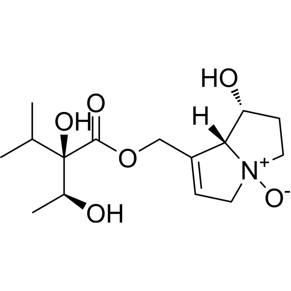 Indicine N-oxide                                          (Synonyms: 大尾摇碱N-氧化物; (+)-Indicine N-oxide;  NSC 132319)