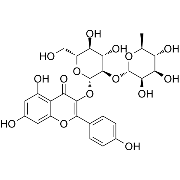 Kaempferol 3-neohesperidoside                                          (Synonyms: Kaempferol 3-O-neohesperidoside)
