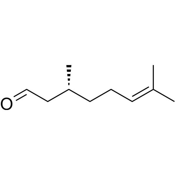 (R)-(+)-Citronellal                                          (Synonyms: (R)-(+)-香茅醛; (+)-Citronellal)