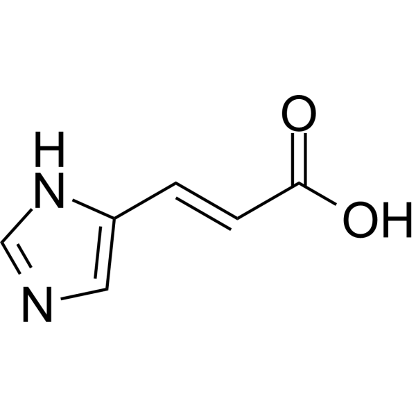 trans-Urocanic acid                                          (Synonyms: 反式尿刊酸; (E)-Urocanic acid;  trans-UCA)