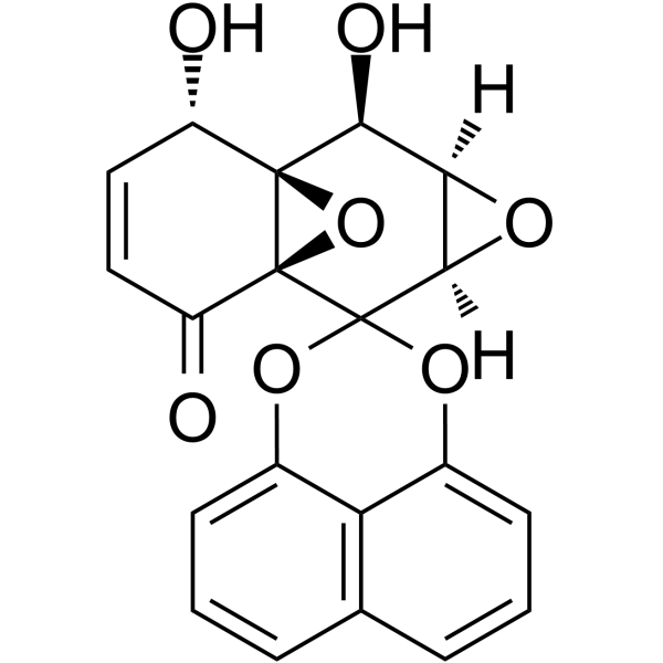 Cladospirone bisepoxide                                          (Synonyms: Palmarumycin C13;  Diepoxin ζ;  Antibiotic Sch53514)