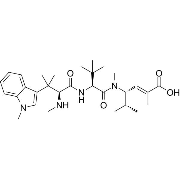 Hemiasterlin                                          (Synonyms: (-)-Hemiasterlin;  Milnamide B)