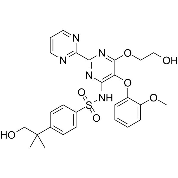 Hydroxy bosentan                                          (Synonyms: 波生坦羟甲基杂质; Ro 48-5033)