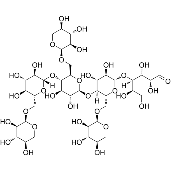 Heptasaccharide Glc4Xyl3                                          (Synonyms: 木七糖)