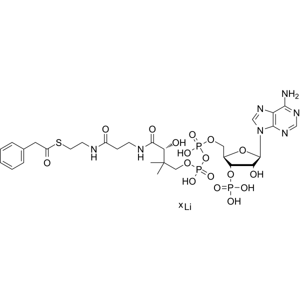 Phenylacetyl CoA lithium                                          (Synonyms: Phenylacetyl Coenzyme A lithium)