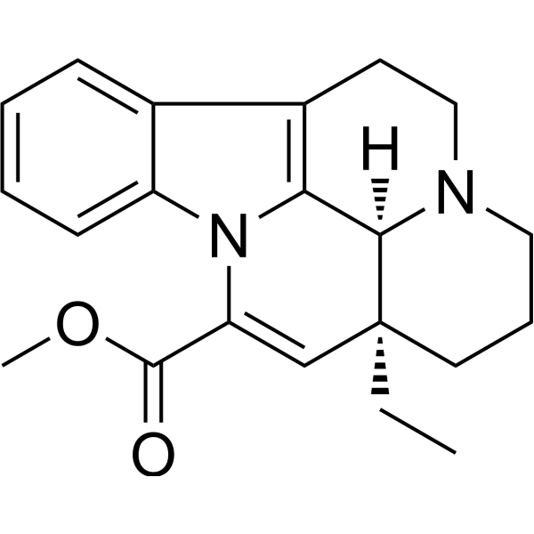 Apovincamine                                          (Synonyms: 阿扑长春胺; cis-Apovincamine;  (+)-Apovincamine)