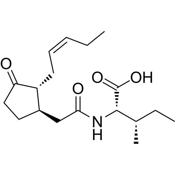 (-)-Jasmonoyl-L-isoleucine                                          (Synonyms: (-)-茉莉酰基-L-异亮氨酸; (-)-JA-L-Ile)