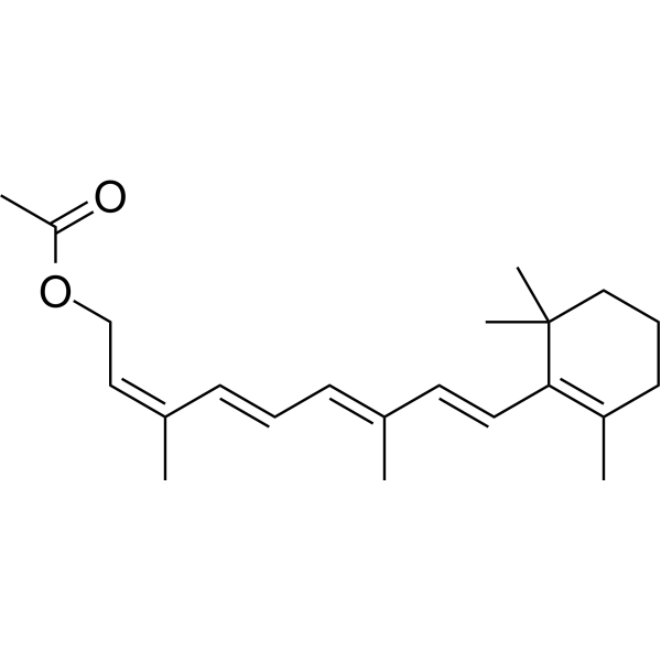 13-cis-Retinyl acetate                                          (Synonyms: 13-cis-Retinol acetate;  13-cis-Vitamin A acetate)