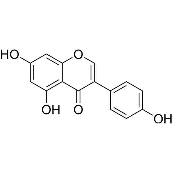 Genistein (Standard)                                          (Synonyms: 染料木素（标准品）; NPI 031L (Standard))