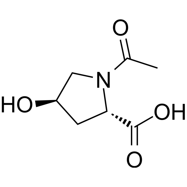 Oxaceprol                                          (Synonyms: 奥沙西罗; N-Acetyl-L-hydroxyproline)