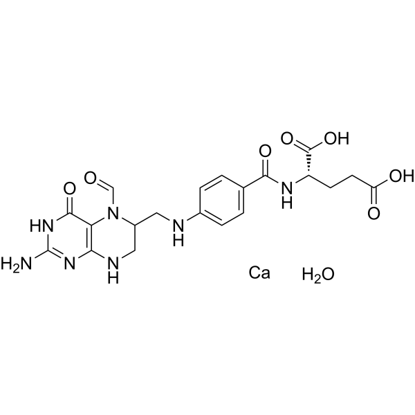 Folinic acid calcium hydrate                                          (Synonyms: Leucovorin calcium hydrate)