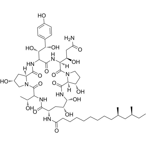 Pneumocandin B0                                          (Synonyms: 纽莫康定B0; L-688786)