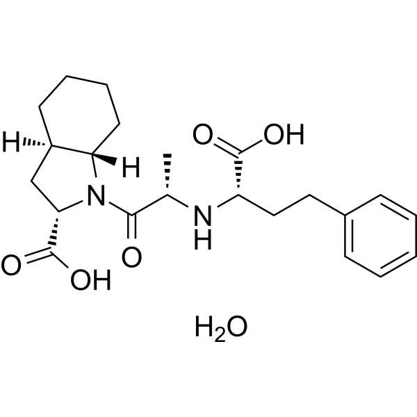 Trandolaprilate hydrate                                          (Synonyms: Trandolaprilat hydrate; RU 44403 hydrate)