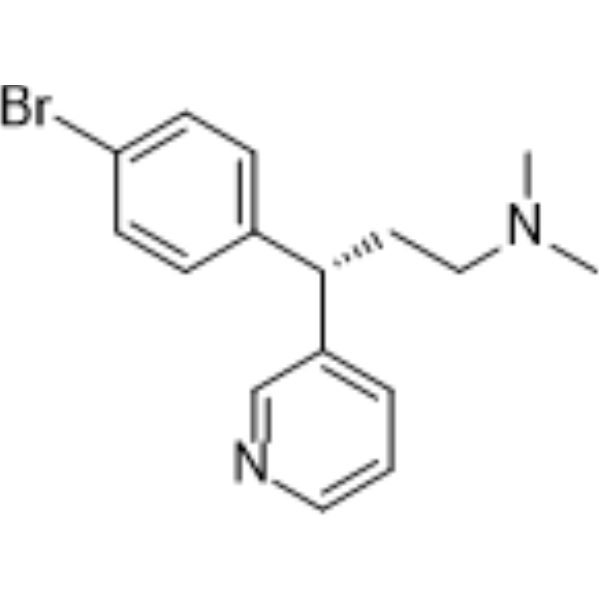 Dexbrompheniramine                                          (Synonyms: (+)-Brompheniramine;  (S)-Brompheniramine)