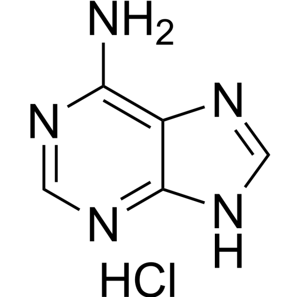 Adenine hydrochloride                                          (Synonyms: 腺嘌呤盐酸盐; 6-Aminopurine hydrochloride; Vitamin B4 hydrochloride)