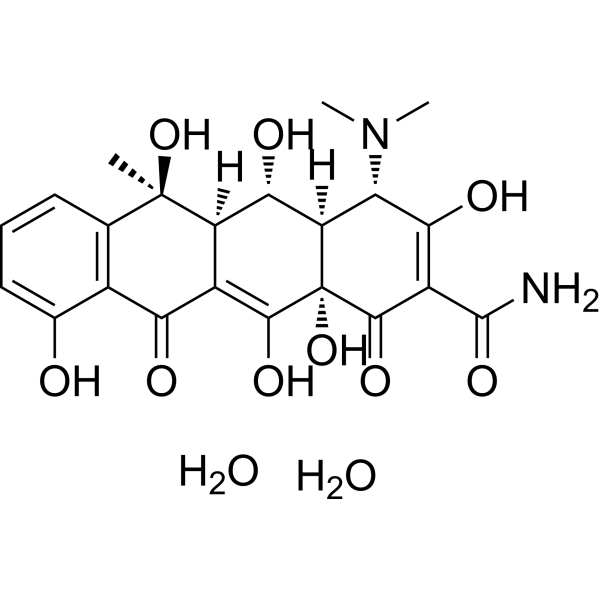 Oxytetracycline dihydrate                                          (Synonyms: 土霉素二水合物)
