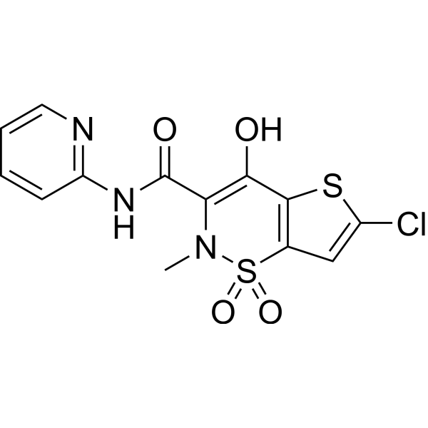 Lornoxicam                                          (Synonyms: 氯诺昔康; Chlortenoxicam;  Ro 13-9297)