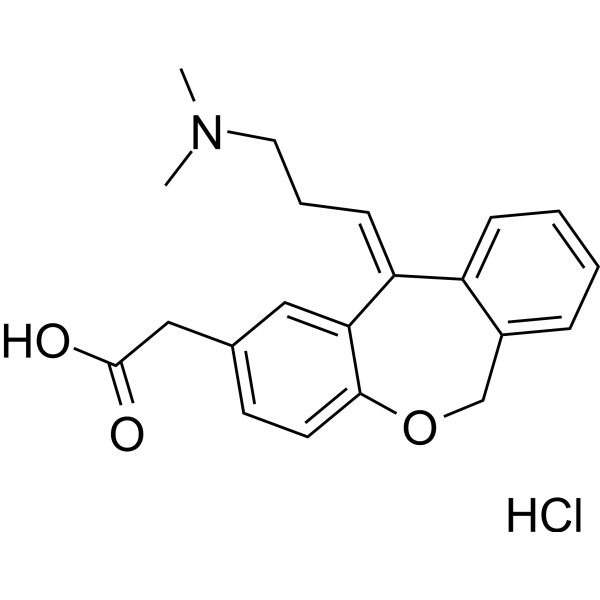 Olopatadine hydrochloride                                          (Synonyms: 盐酸奥洛他定; ALO4943A;  KW4679)