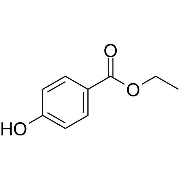 Ethylparaben                                          (Synonyms: 羟苯乙酯; Ethyl parahydroxybenzoate;  Ethyl 4-hydroxybenzoate)
