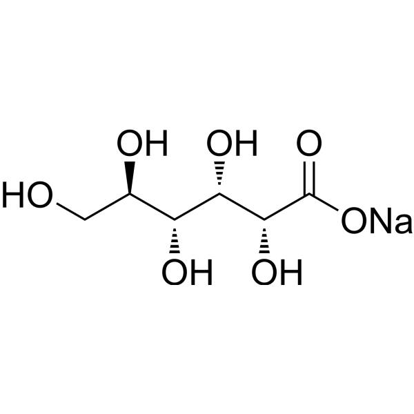 Gluconate sodium                                          (Synonyms: 葡萄糖酸钠; D-Gluconic acid sodium salt;  Sodium D-gluconate;  D-Gluconate sodium salt)