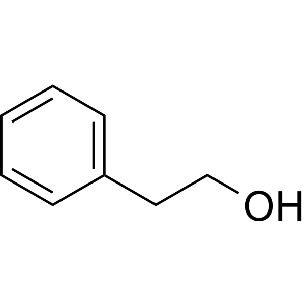 2-Phenylethanol                                          (Synonyms: 苯乙醇; Phenylethyl alcohol;  Phenethyl alcohol;  Benzyl carbinol)