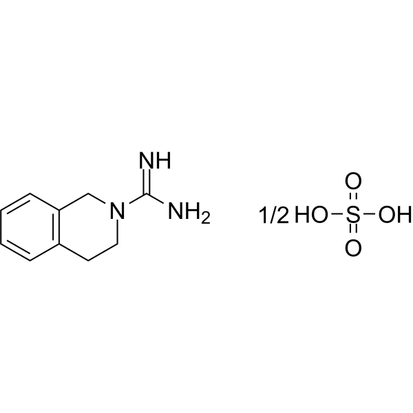 Debrisoquin hemisulfate                                          (Synonyms: Debrisoquine hemisulfate; Isocaramidine hemisulfate; Ro 5-3307/1 hemisulfate)