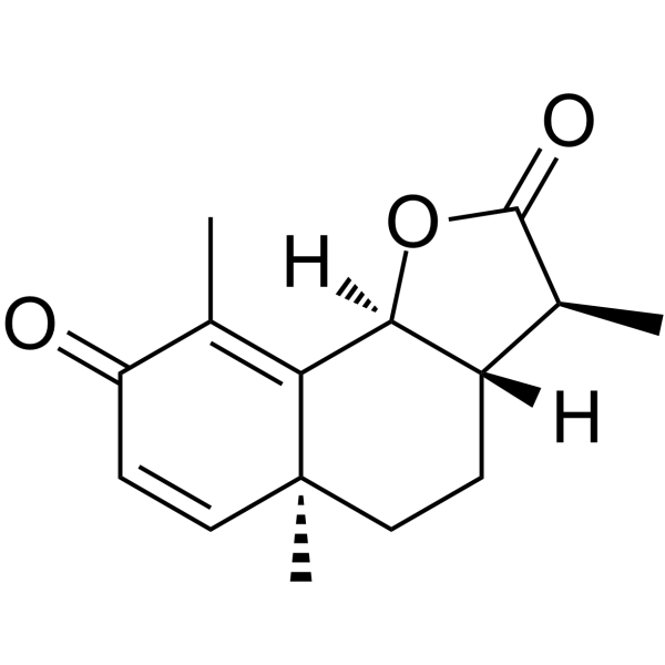 Santonin                                          (Synonyms: 山道年; Alpha-Santonin)