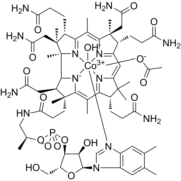 Hydroxocobalamin acetate                                          (Synonyms: Vitamin B12a acetate)