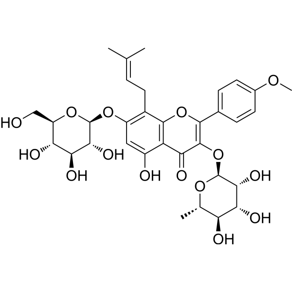 Icariin (Standard)                                          (Synonyms: Ieariline (Standard))