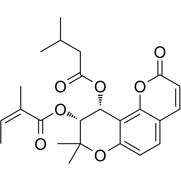 Praeruptorin C                                          (Synonyms: 白花前胡丙素)