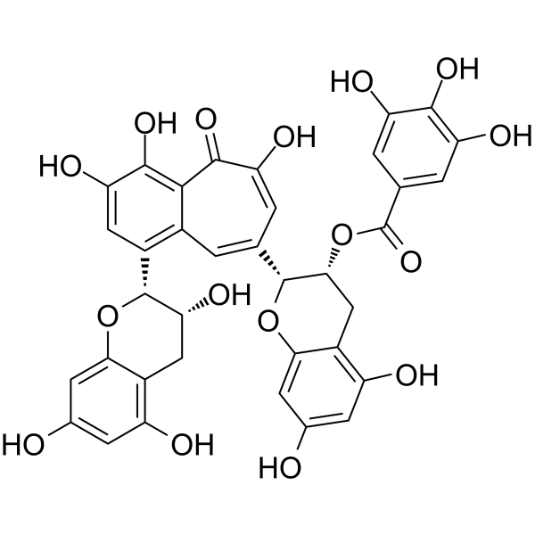 Theaflavin-3-gallate                                          (Synonyms: 茶黄素-3-没食子酸酯)