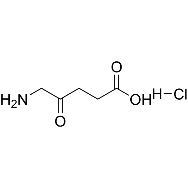 5-Aminolevulinic acid hydrochloride (Standard)                                          (Synonyms: 5-ALA hydrochloride (Standard); δ-Aminolevulinic acid hydrochloride (Standard); 5-Amino-4-oxopentanoic acid hydrochloride (Standard))