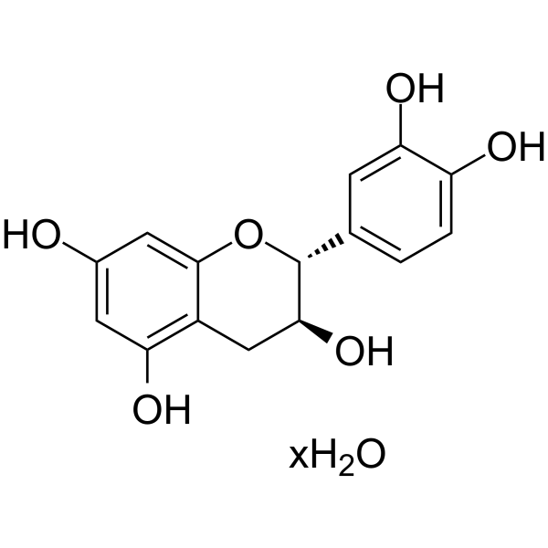 (+)-Catechin hydrate                                          (Synonyms: (+)-水合儿茶素)