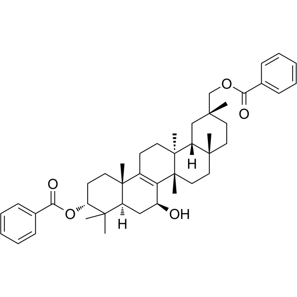 3,29-Dibenzoyl rarounitriol                                          (Synonyms: 3,29-二苯甲酰基栝楼仁三醇)