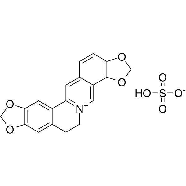 Coptisine Sulfate                                          (Synonyms: 硫酸黄连碱)
