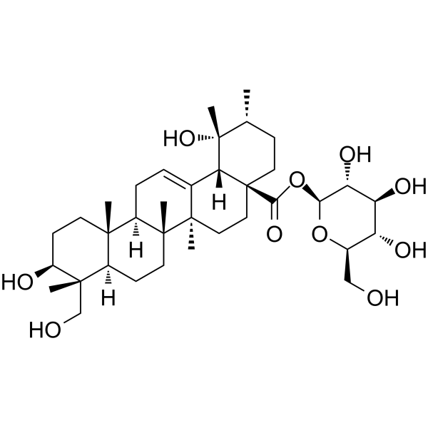 Pedunculoside                                          (Synonyms: 长梗冬青苷)