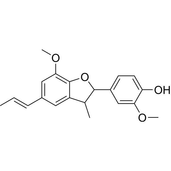 Dehydrodiisoeugenol                                          (Synonyms: 脱氢二异丁香酚)