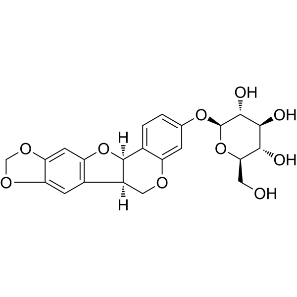 Trifolirhizin                                          (Synonyms: 三叶豆紫檀苷)