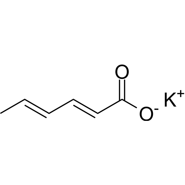 Potassium sorbate                                          (Synonyms: 山梨酸钾; Sorbic acid potassium)