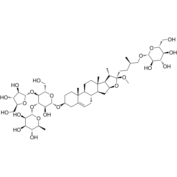 Polyphyllin G                                          (Synonyms: 重楼皂苷G)